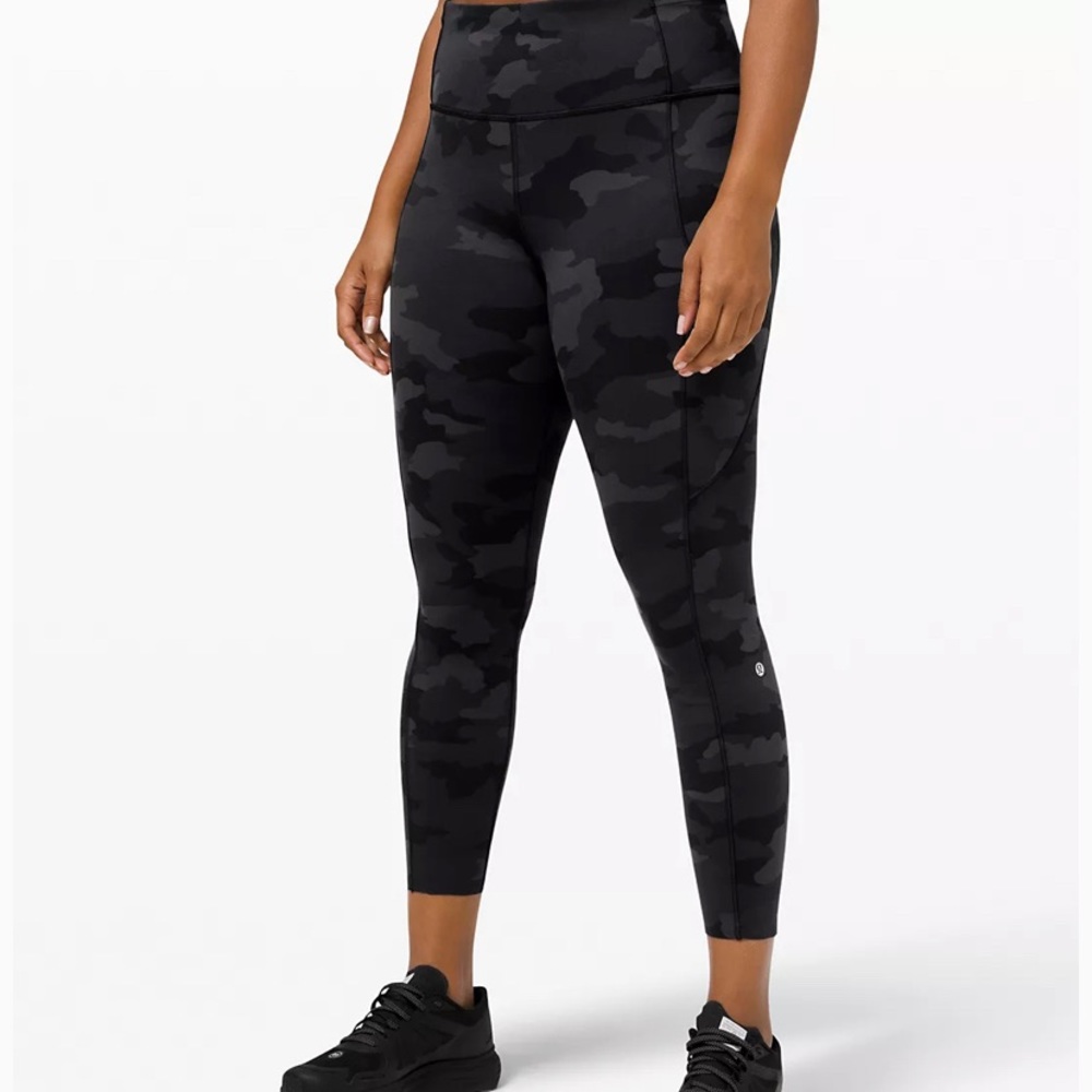 lulu lemon camo leggings